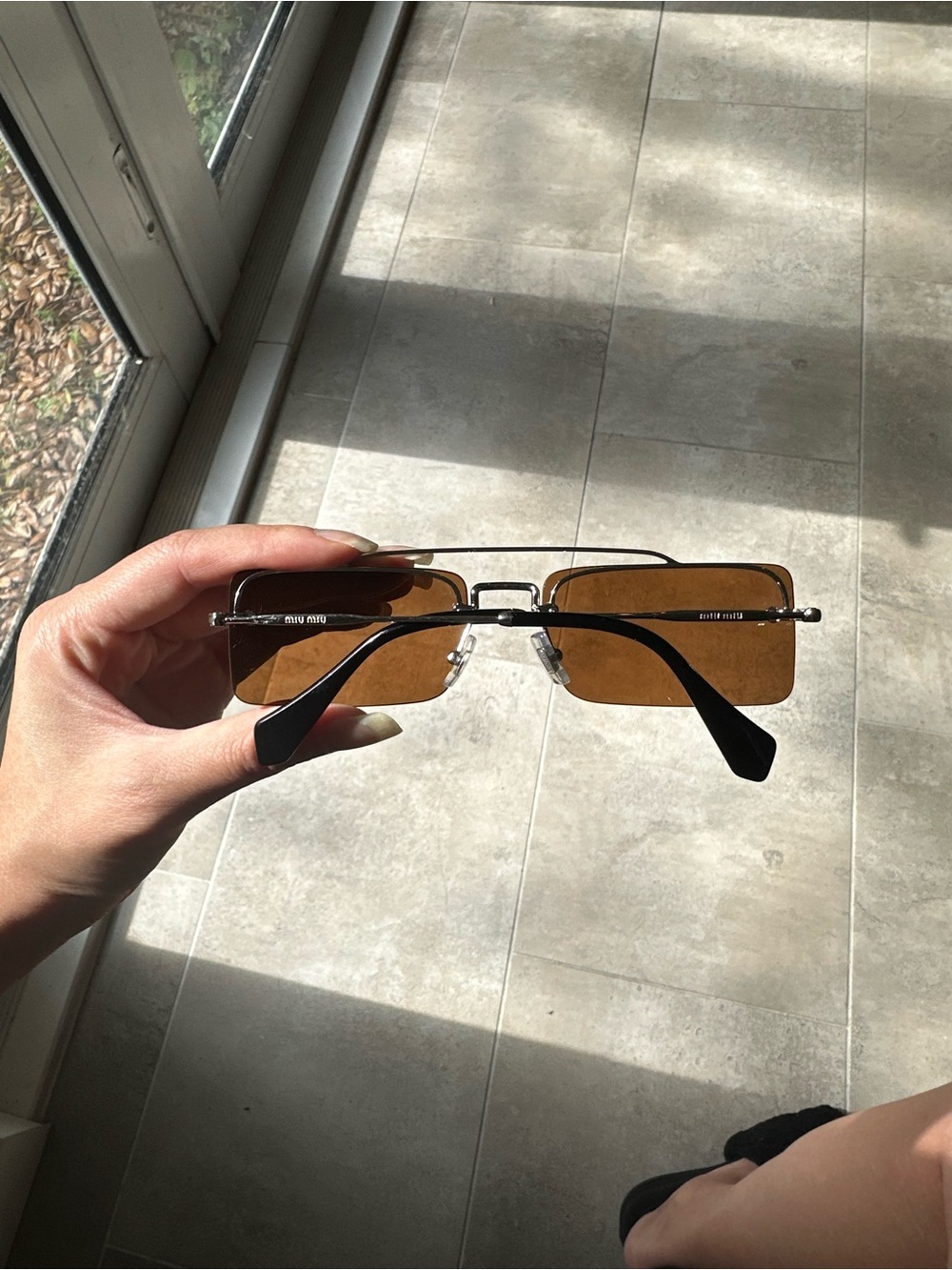 Miu Miu Societe Square Sunglasses